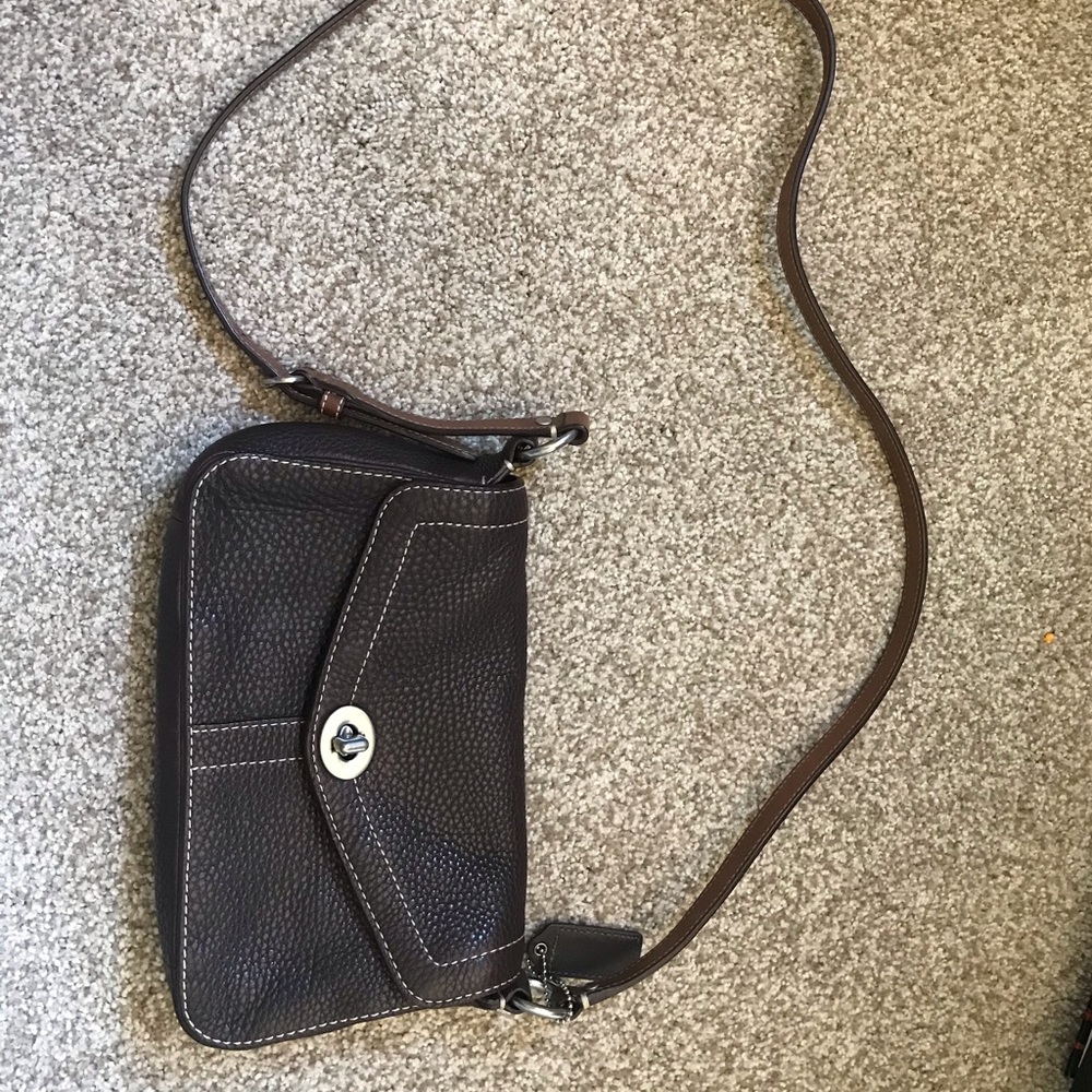 Coach Pebbled Leather Crossbody Bag